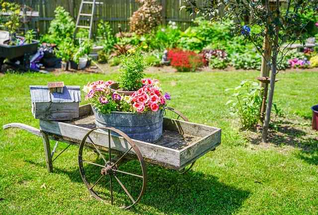 Tuin en woning